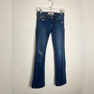 Hollister Women's Dark Blue Boot Cut Jeans